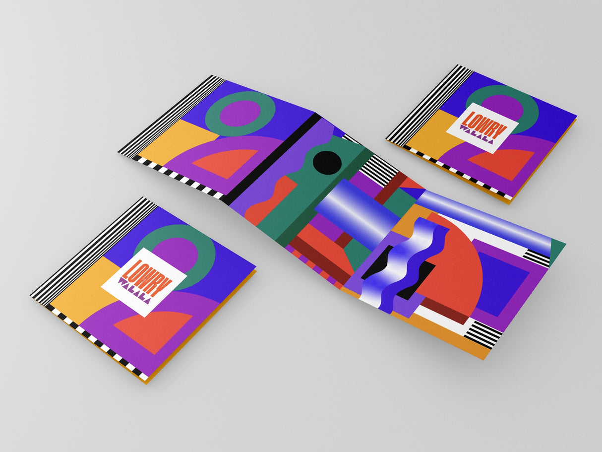 Camille Walala Postcard: Square Concertina
