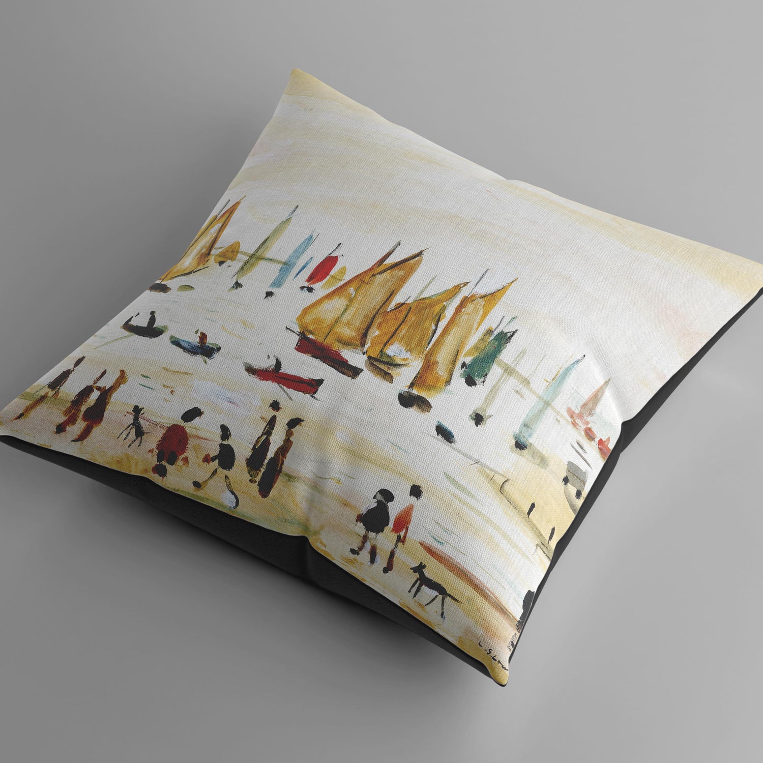 LS Lowry Cushion: Yachts (1959)