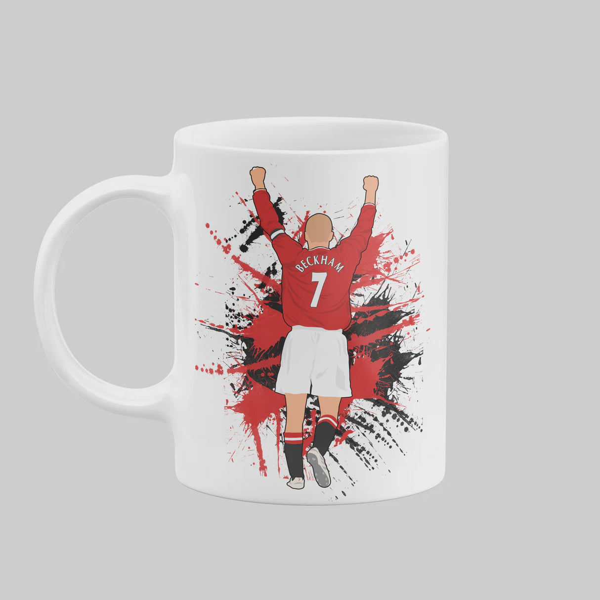 Dan Designs Mug: David Beckham United