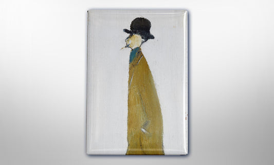 Lowry Magnet: Gentleman Looking at Something