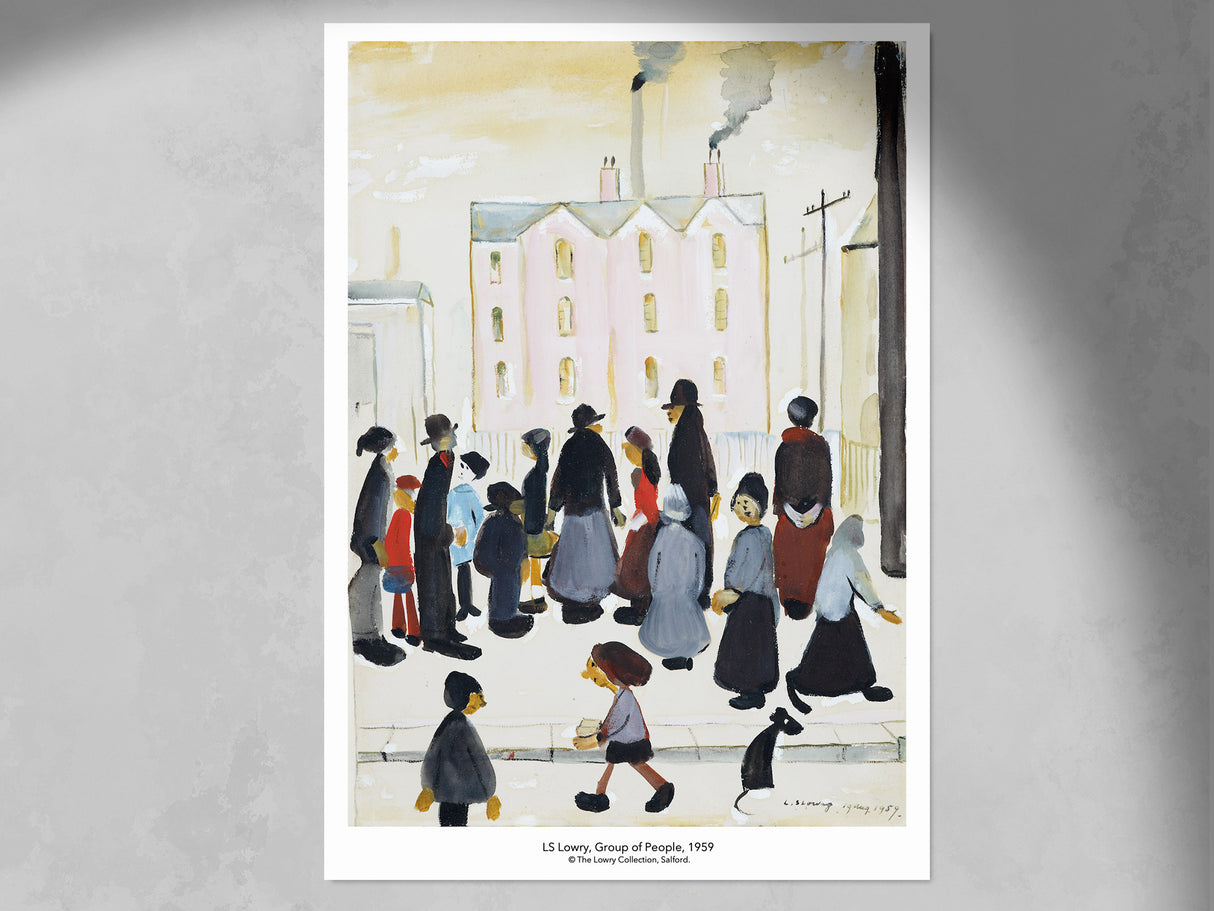 Fine Art Print: Group Of People (1959)