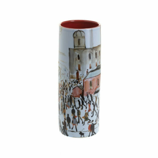 LS Lowry Medium Vase: Going to Work (1959)