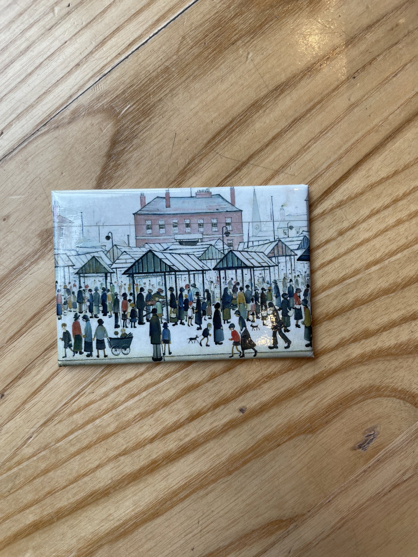 LOWRY Magnet Market Scene