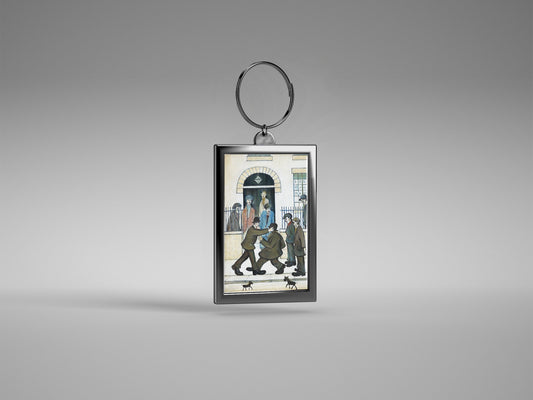 LS Lowry Keyring: A Fight