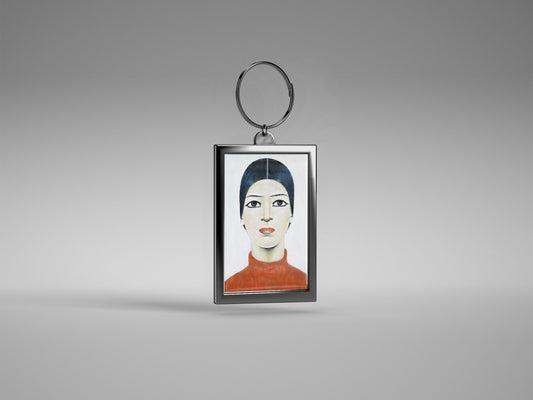 LS Lowry Keyring: Portrait of Ann