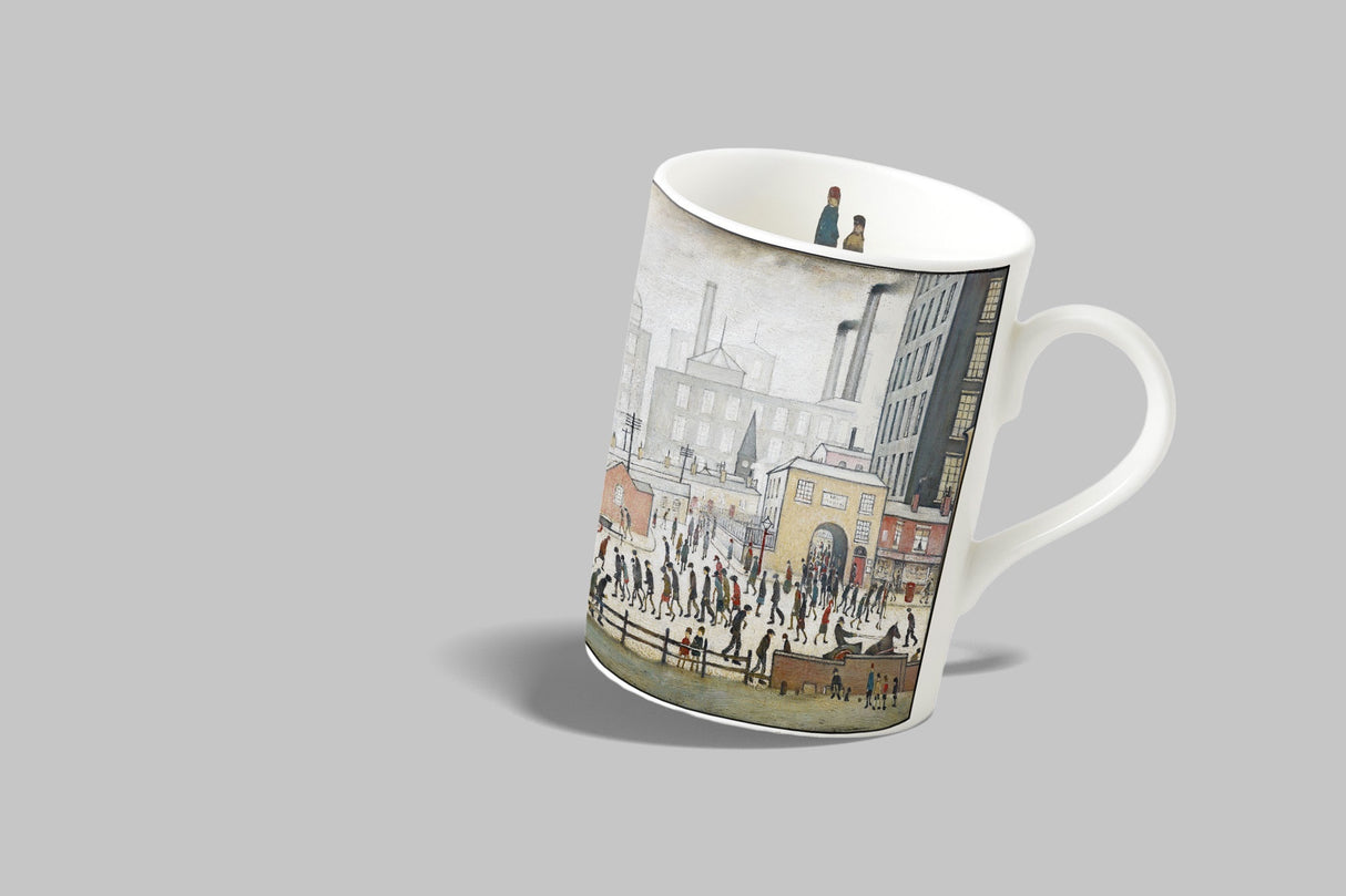 LS Lowry China Mug: Coming From the Mill (1930)