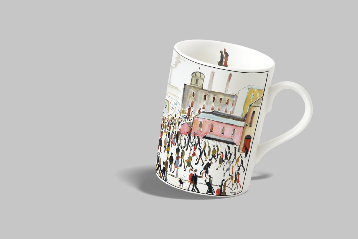 LS Lowry China Mug: Going to Work (1959)