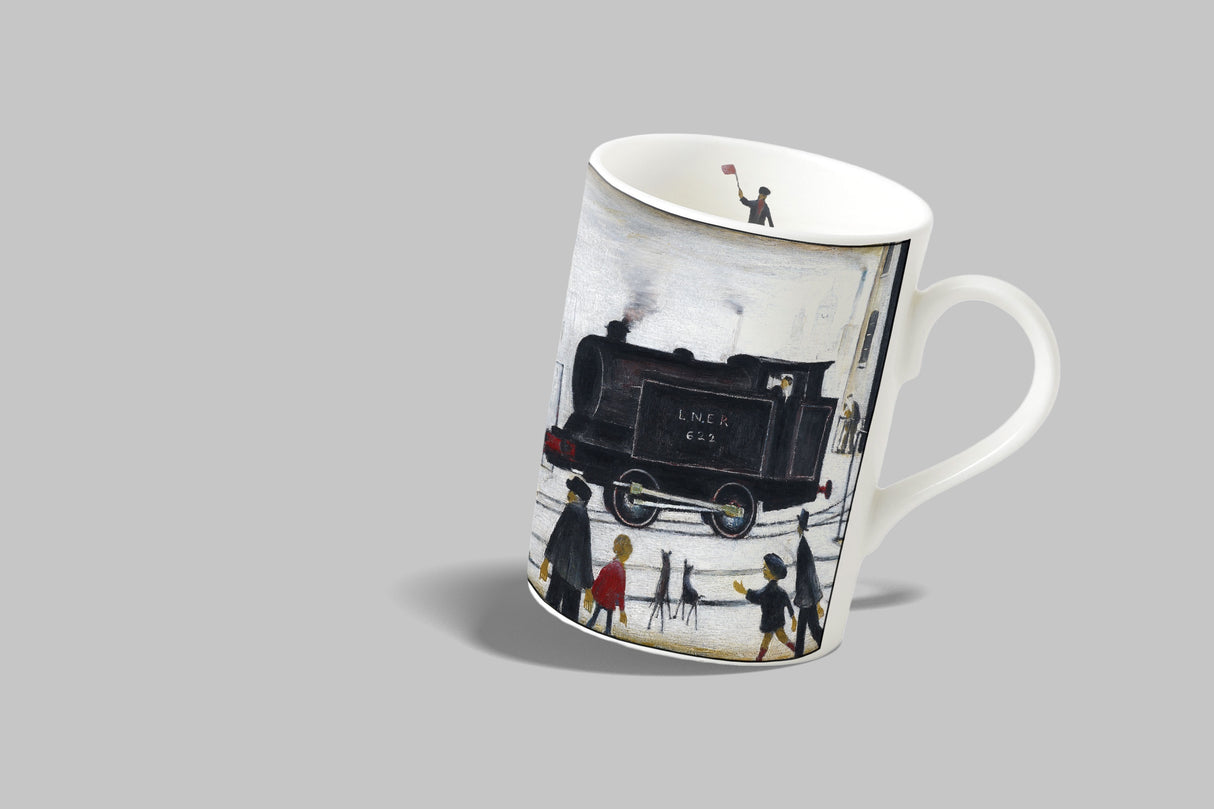 LS Lowry China Mug: Level Crossing (1946)