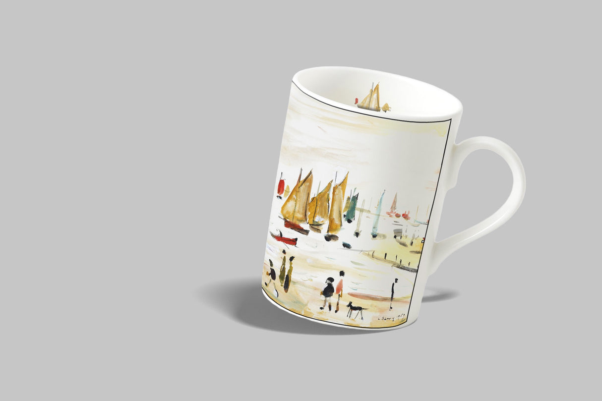 LS Lowry China Mug: Yachts (1959)