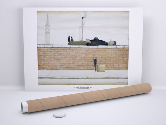 Man Lying On A Wall (1957) Fine Art Print