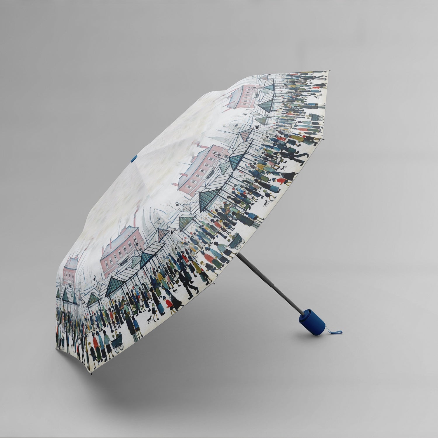 Lowry Umbrella: Market Scene, Northern Town (1939)
