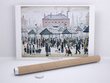Fine Art Print: Market Scene, Northern Town (1939)