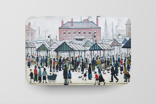 Placemat "Market Scene, Northern Town (1939)"