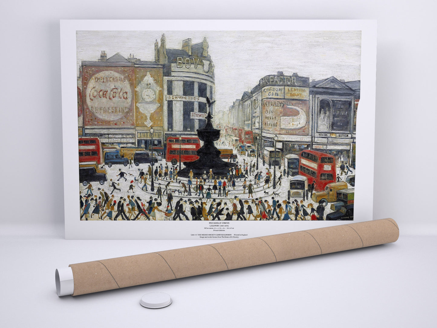 Fine Art Print: Piccadilly Circus 1960