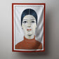 LS Lowry Tea Towel: Portrait of Ann (1957)