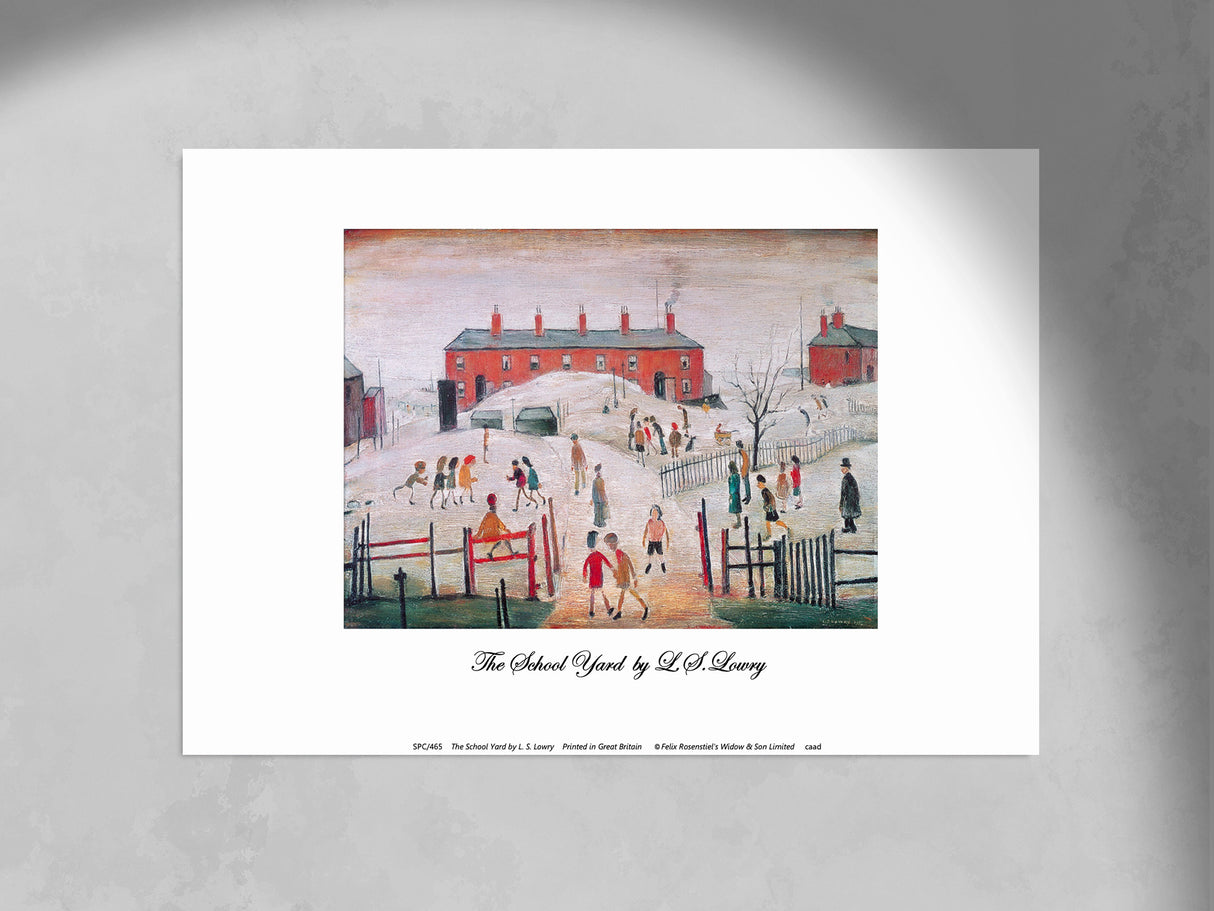 Fine Art Print: The Schoolyard (1956)