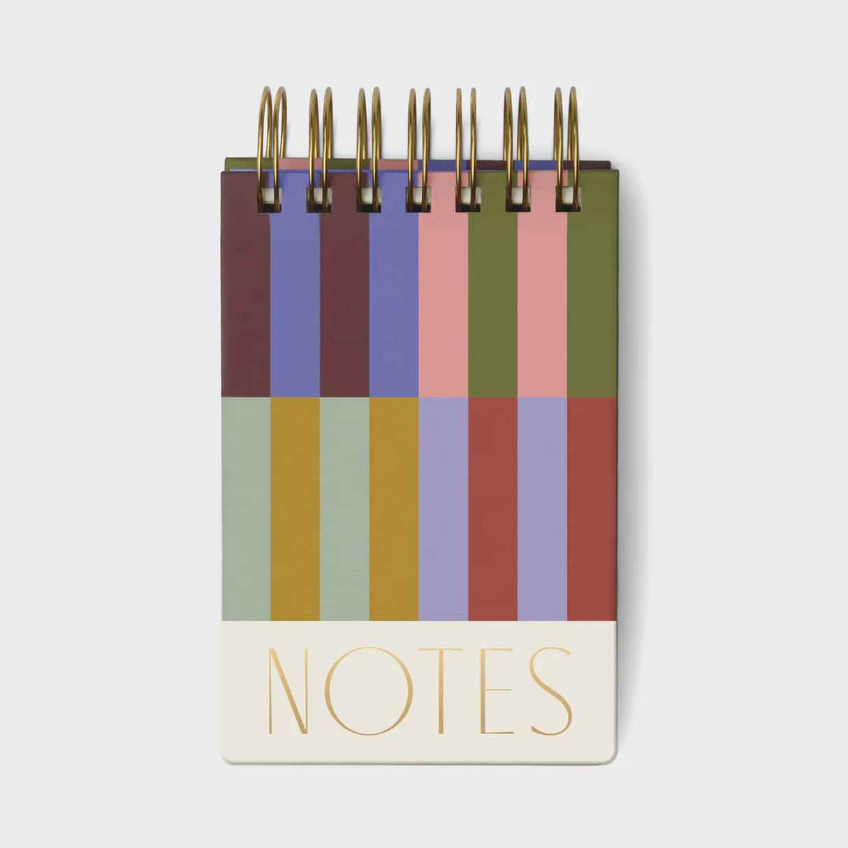 Twin Wire Chunky Notepad: Bold Stripes