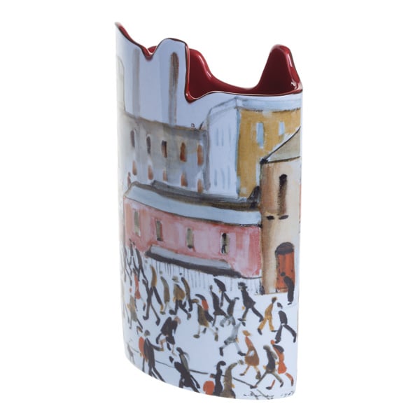 LS Lowry Silhouette Vase: Going to Work (1959)