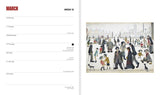 LS Lowry 2026 Desk Diary
