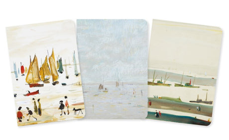 LS Lowry Set of 3 Notebooks: Seascapes