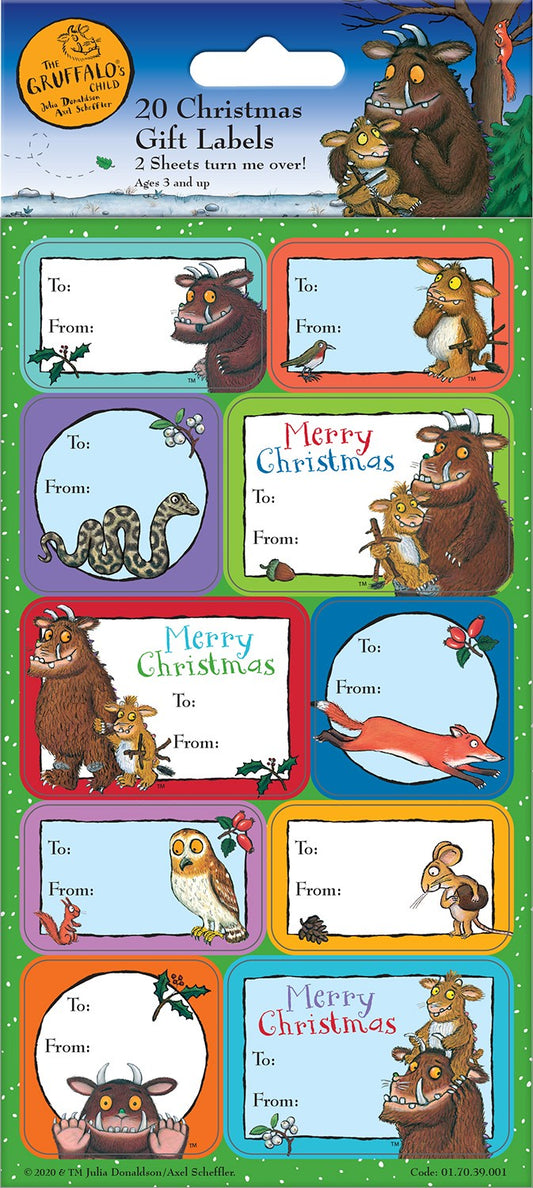 Gruffalo's Child Christmas Tags