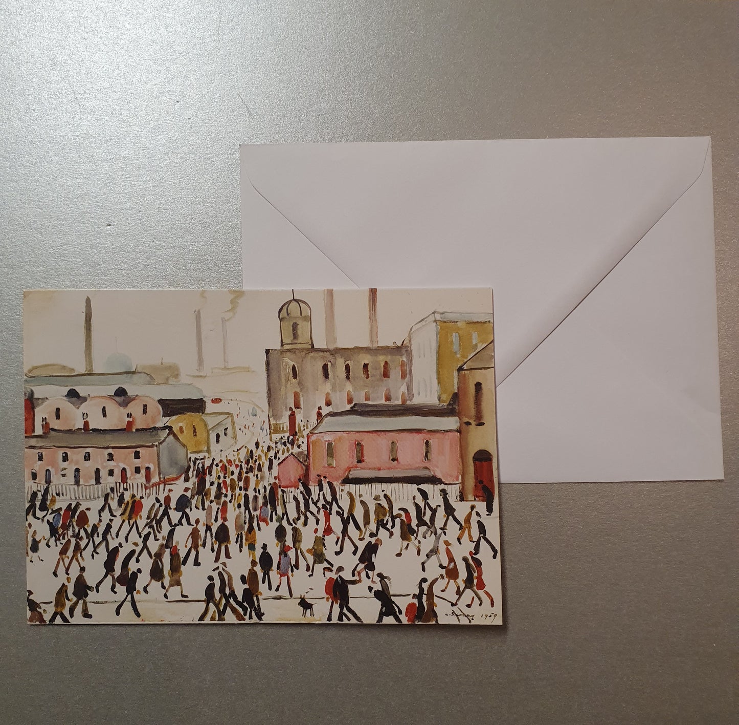 Lowry Greetings Card - Going to Work, 1959
