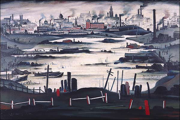 LS Lowry Print: The Lake (1937)