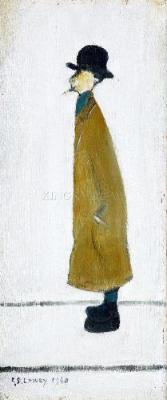 LS Lowry Print: Gentleman Looking At Something (1960)