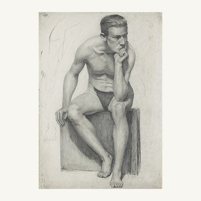 Adopt Seated Male Nude (1914)