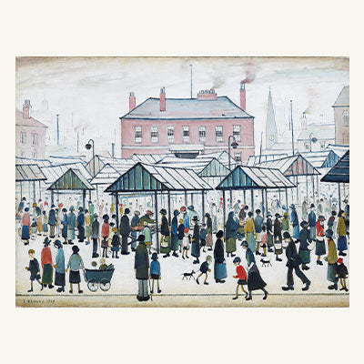 Adopt Market Scene, Northern Town (1939)