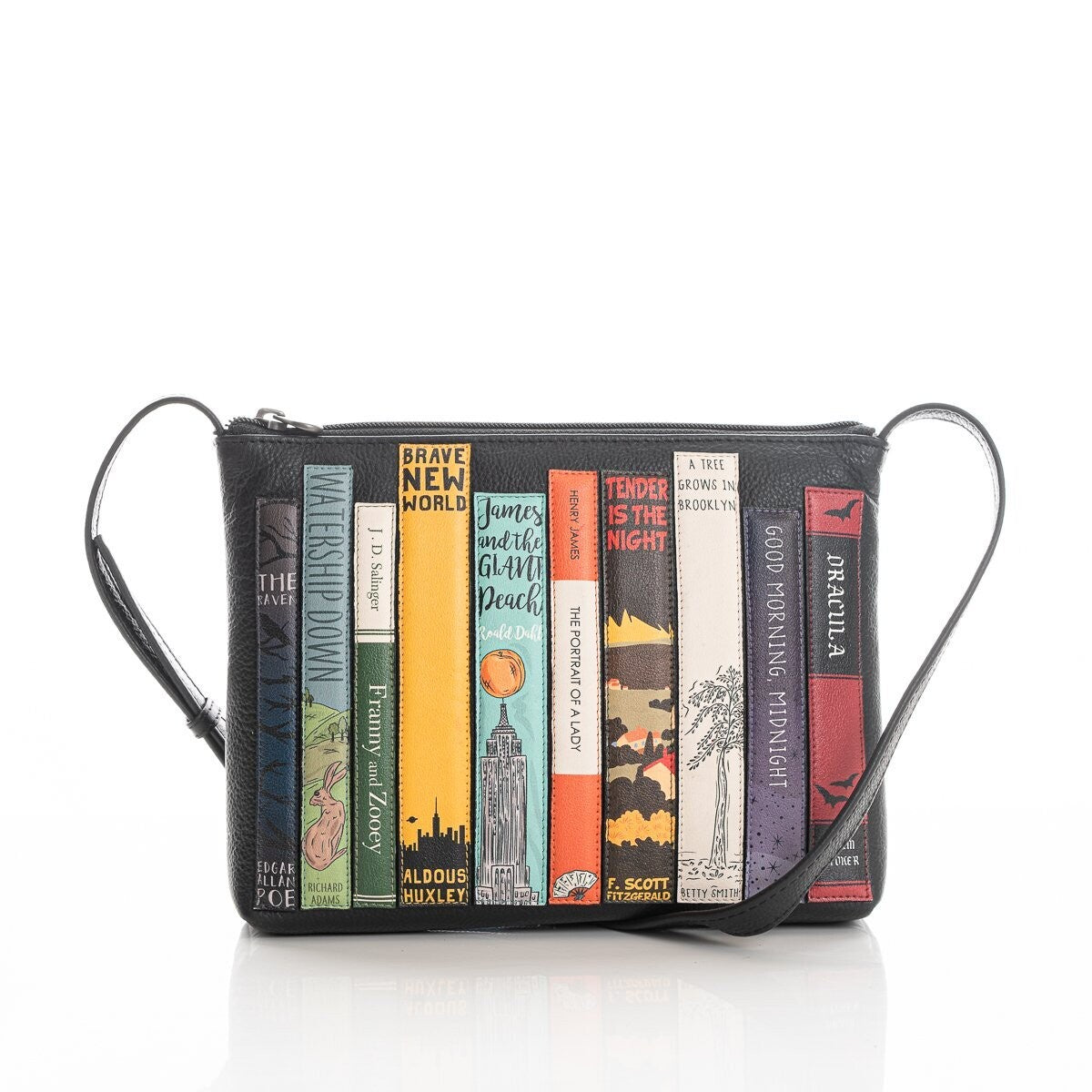 BOOKS GIFT Bag - Black leather bookworm Grab Bag (Yoshi)