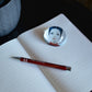 LS Lowry's 'A Portrait of Ann' Glass Dome Paperweight