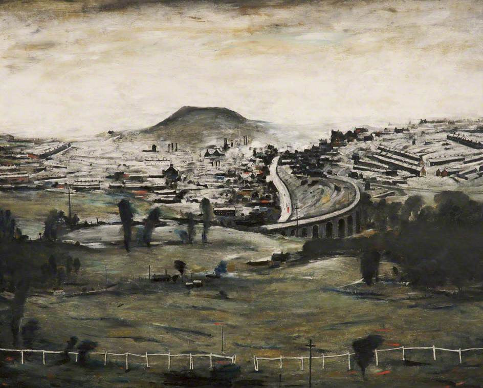 Picture of LS Lowry Bargoed print
