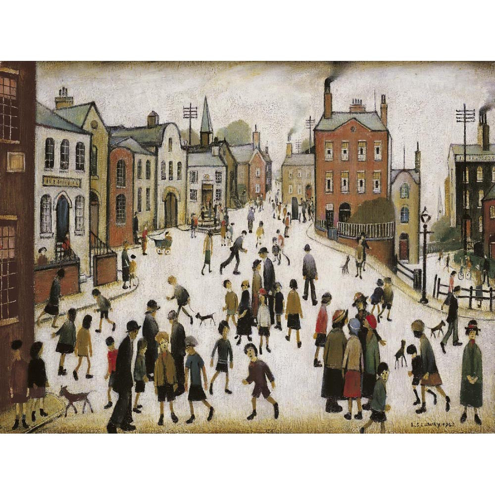 Picture of LS Lowry A Village Square print
