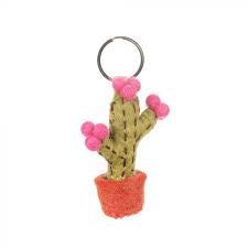 Felt Cactus Keyring