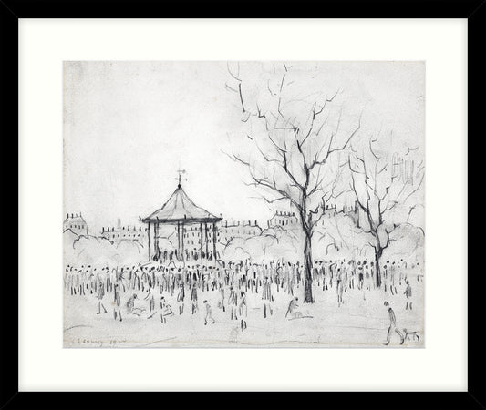 Framed Print 'Bandstand, Peel Park (1924)'