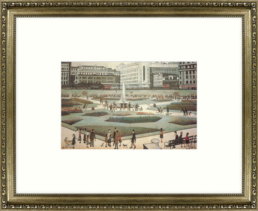 Framed Print 'Piccadilly Gardens (1954)'
