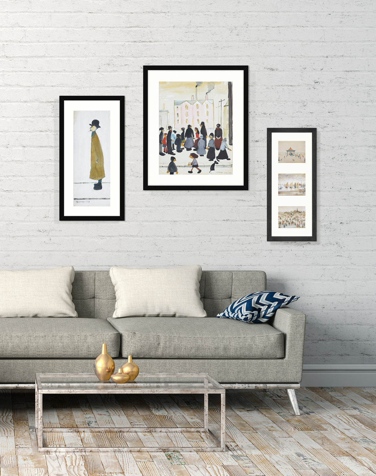Framed Print 'Gentleman Looking at Something (1960)'