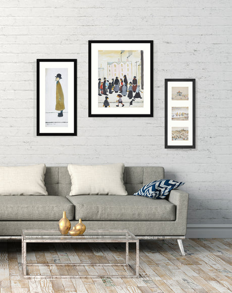 LS Lowry Framed Print: Gentleman Looking at Something (1960)