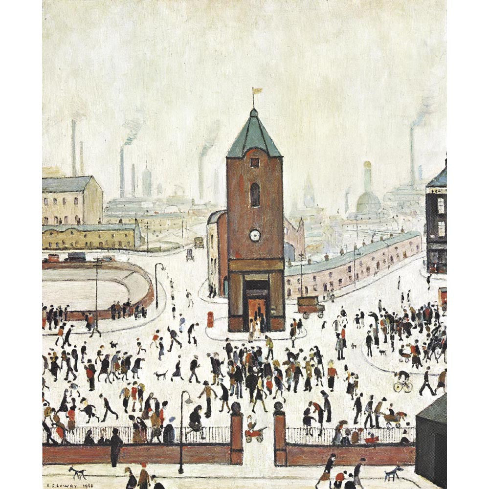 LS Lowry Print: Town Centre (1960)