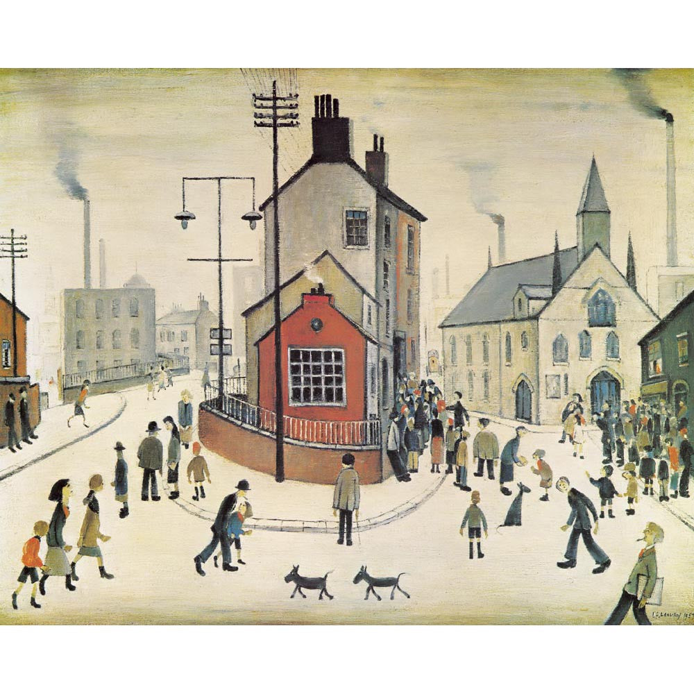 Picture of LS Lowry A Street in Clitheroe print