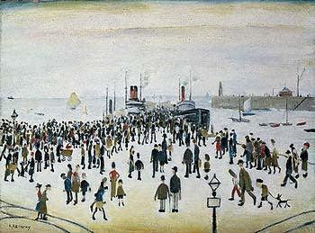 LS Lowry Print: Ferry Boats (1960)