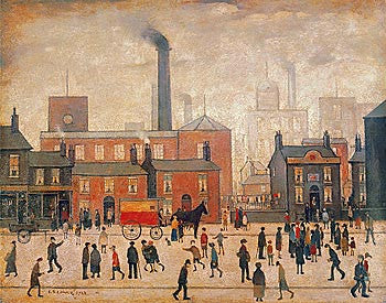 LS Lowry Print: Coming Home From The Mill (1928)