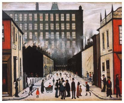 Street Scene, Pendlebury (1935) Fine Art Print