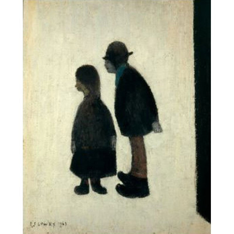 LS Lowry Print: Two People (1962)