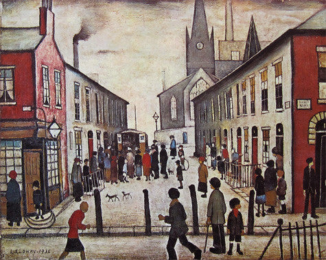 LS Lowry Print: The Fever Van (1935)