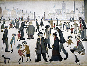 LS Lowry Print: The Cripples (1949)